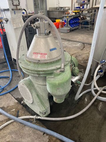GEA #WSC20-01-506, Centrifuge, 7500 RPM bowl, 8L bowl volume, 4L solids space, 1-2 bar pressure, 15 HP, 460 - Image 1