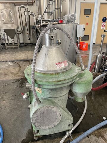 GEA #WSC20-01-506, Centrifuge, 7500 RPM bowl, 8L bowl volume, 4L solids space, 1-2 bar pressure, 15 HP, 460 - Image 2