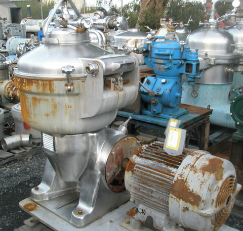 Alfa-Laval #SRG 214HH-60, Separator Centrifuge, 3-way separator, 1.5 mm disc spacing, 20 HP, 230/460 V - Image 2