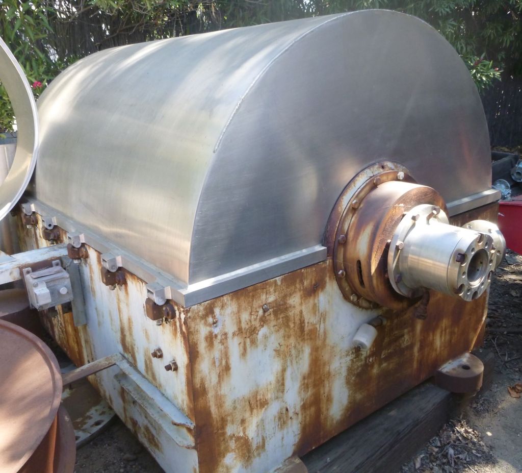 36" x 23" Podbielniak #9715, Centrifuge, Stainless Steel, 2000 RPM, 250 psi @ 250 F, 15 HP, 150 GPM - Image 2