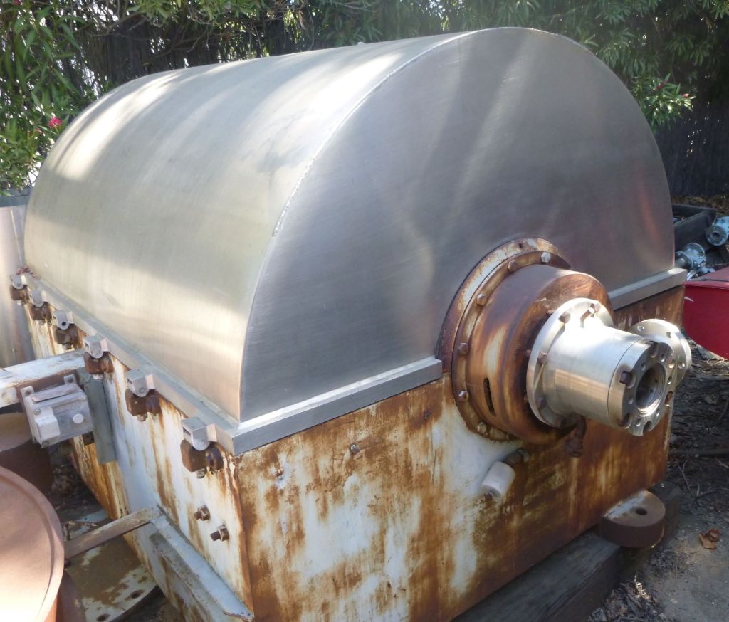 36" x 23" Podbielniak #9715, Centrifuge, Stainless Steel, 2000 RPM, 250 psi @ 250 F, 15 HP, 150 GPM - Image 4