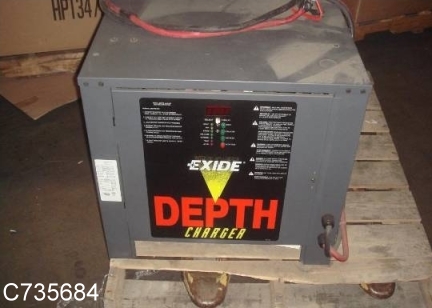 Depth #03E2-18-850, Battery Charger, 18 cell batteries, 208/240/460 VAC input, 36 VDC output - Image 1