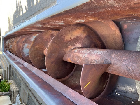 Screw Classifier, Carbon Steel, 24" diameter x 20" L, 3.5" diameter Liquids discharge, 24" x 15" solids - Image 6