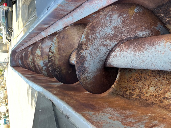 Screw Classifier, Carbon Steel, 24" diameter x 20" L, 3.5" diameter Liquids discharge, 24" x 15" solids - Image 8