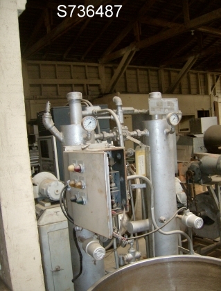 60 cfm, Oriad #25EA-4, Compressed Air Dryer, desiccant style, 90 psi, 16 hr. drying cycle controls - Image 1