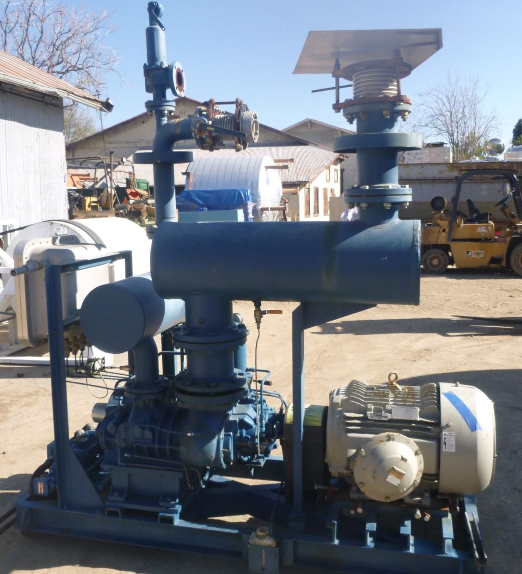75 HP Aerzen #Series-VM30, Biogas Oil-Injected Screw Compressor, 640 cfm, 8 GPM pump, 200 psi shell, 150 psi - Image 3
