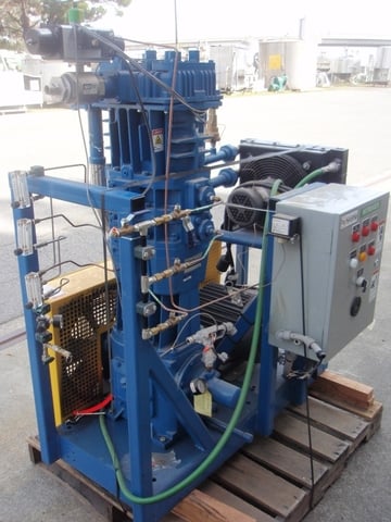 Hycomp #2AN35D-H3321-BLMV A10-20/10T, Nitrogen Gas Compressor, 16 scfm, 95 psi discharge, 85 F, 70 percent - Image 1