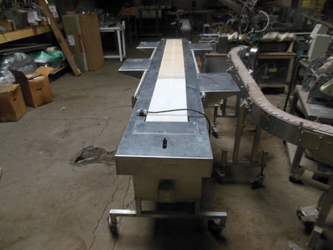 10" wide x 10.5' long, National #NTMC-2119-FXE, Stainless Steel Belt Conveyor, (2) Stainless Steel inspection - Image 2