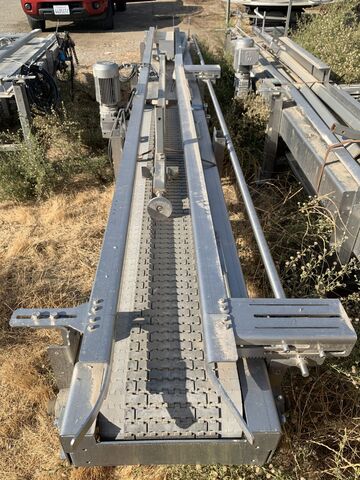 12" wide x 33' long, Stainless Steel Belt Conveyor, (2) 16.5' L sections w/drives, 1 HP, 230/460 V - Image 2