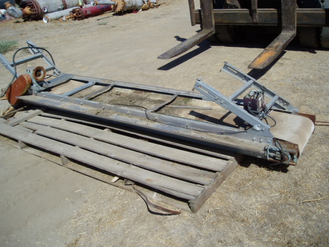 18" wide x 11' long, Belt Conveyor, 6" width side inspection tables - Image 3
