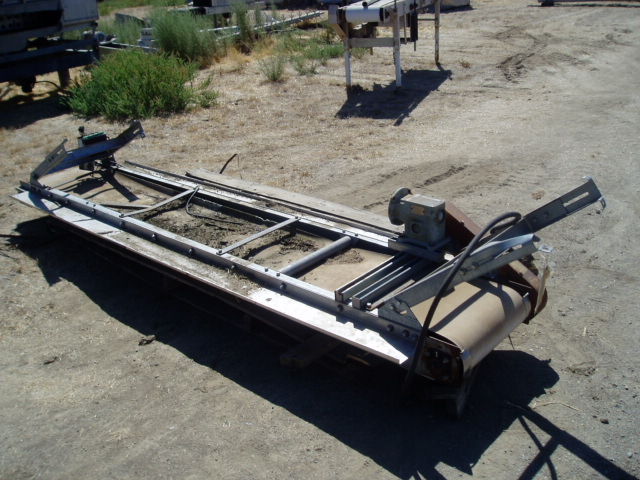 18" wide x 11' long, Belt Conveyor, 6" width side inspection tables - Image 4