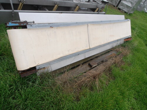 18" wide x 11' long, Belt Conveyor, 6" width side inspection tables - Image 7