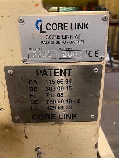 72" Core stripper system, Core Link-Belt, 20" diameter roll capacity, 2004 - Image 6