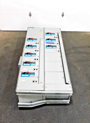 Goulds, 2 section 600 a motor con, (8) 12" MCC buckets, 480 Volts - Image 1