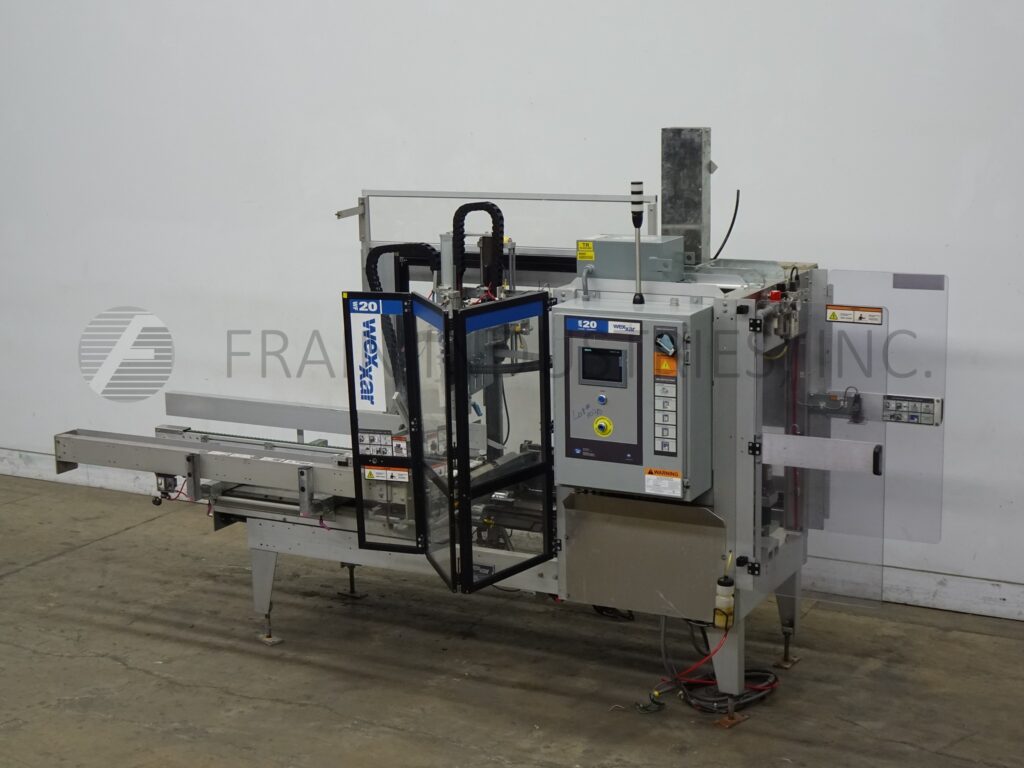 Wexxar #WF20H, automatic, in line case erector, bottom hot melt case sealer, 5-20 cases per minute, mounted - Image 5
