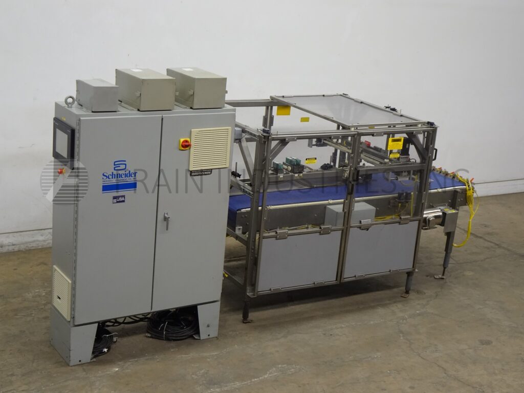 30" wide x 8.4' long, Schneider, conveyor laner diverter, 34"-39" infeed / discharge height powered by 1 HP - Image 5