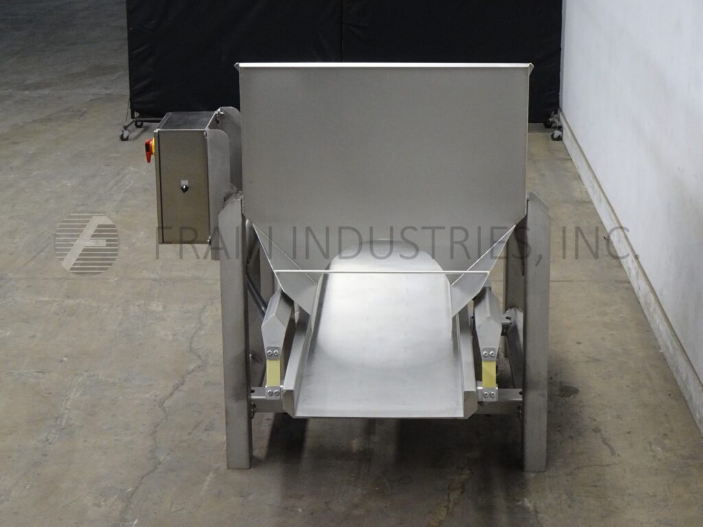 24" wide x 7' long, Smalley #Emc2+, vibratory feeder, mounted on heavy duty Stainless Steel frame - Image 3