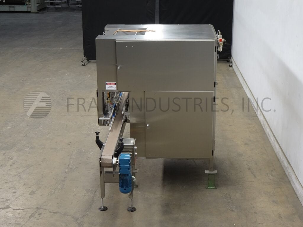 Styrotech #STL550, automatic, stretch sleever, 10-30 containers per minute, mounted on heavy duty frame with - Image 3