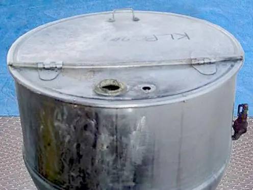80 gallon Groen #F80, steam jacketed kettle, 32" ID, 2-piece removable flip-top lid - Image 8