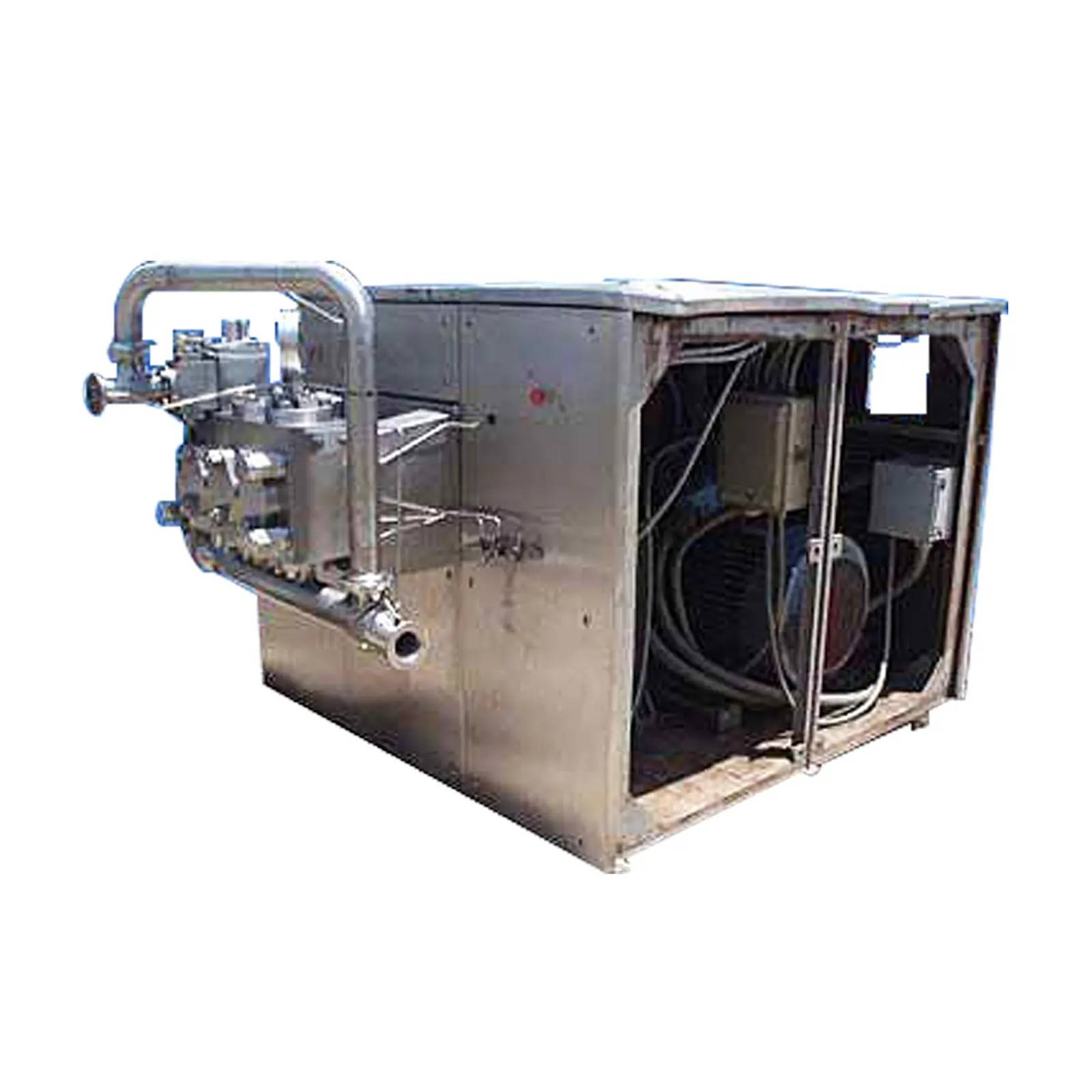 Sariete #DA61, 2-stage homogenizer unit, apporx 3000 GPH, with poppet seats, 100 HP - Image 1