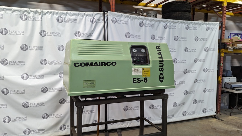 36 cfm, 125 psi, Sullair #ES6-10AH/A/SUL, rotary screw air compressor, 10 HP - Image 1
