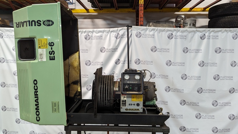 36 cfm, 125 psi, Sullair #ES6-10AH/A/SUL, rotary screw air compressor, 10 HP - Image 4