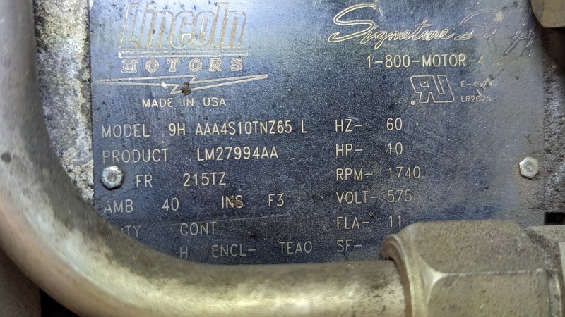 36 cfm, 125 psi, Sullair #ES6-10AH/A/SUL, rotary screw air compressor, 10 HP - Image 6