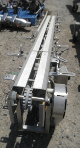 6" wide x 9' long, Arrowhead, Stainless Steel Belt Conveyor Frame, 1 HP, 230/460 V - Image 1