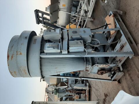 Nolder #VP-25, pneumatic conve, 38" diameter x 24" straight side hopper, 40" deep cone, 12" diameter - Image 4