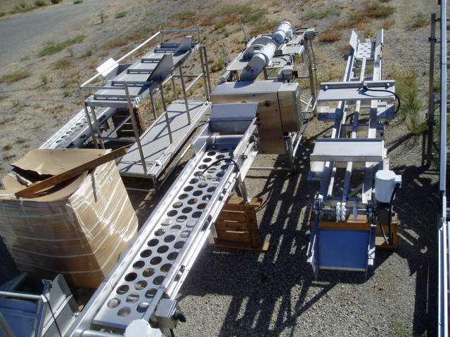 Commercial #Buzz Cutter, Pineapple Cutter, dual head buzz cutter, 12" x 16' feed conveyor, 36" x 22' & 16" x - Image 1