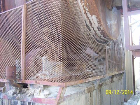 10' x 60' Rotary Hot Air Dryer, #2 fuel oil fired, skid mounted combustion chamber - Image 3