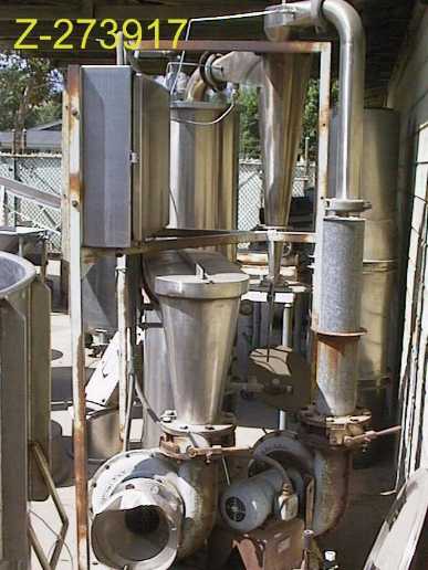 Bowen, Fluid Bed Dryer, Stainless Steel, 18" diameter x 4' bed chamber, direct gas fired, 2 HP - Image 2