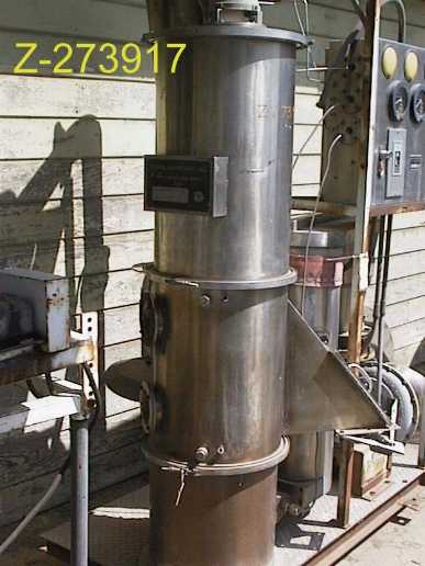 Bowen, Fluid Bed Dryer, Stainless Steel, 18" diameter x 4' bed chamber, direct gas fired, 2 HP - Image 3