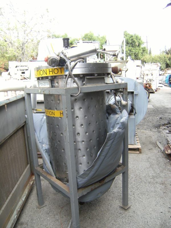 Aeromatic #S8 2111, Fluid Bed Dryer, Stainless Steel, 750 liter container, 28 cu.ft., 48223200 kcal/hr., 50 - Image 2