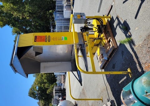 Toter #WS-550, Cart Lifter/Dumper, 60" width x 77" L cart holding section, 2500 lbs/cap., 90" dump height @ - Image 4