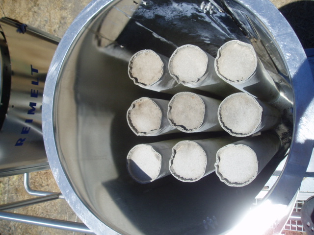 35 sq.ft., Reimelt, Bin Vent Type Dust Collector, (9) 5" dia. x 3' L cloth bags mounted in 24" dia. x 48" H - Image 5