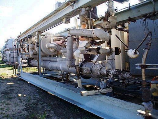 11.65 sq.ft. Buflovak/Blaw Knox, Anhydrous Caustic Plant Evaporator/Drum Flaker, 126 lbs/hr. water - Image 2