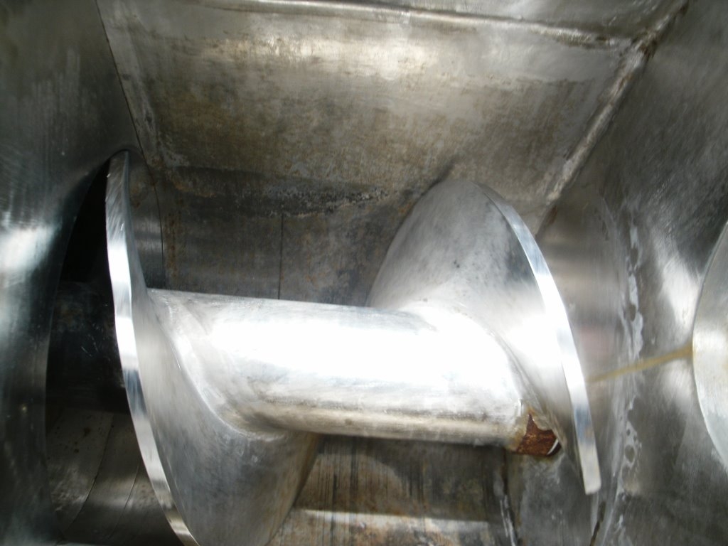 Bonnot, Extruder, Stainless Steel, jacketed, 15.5" diameter x 40" L, 24" x 24" x 32" deep trough, 4.5" - Image 7
