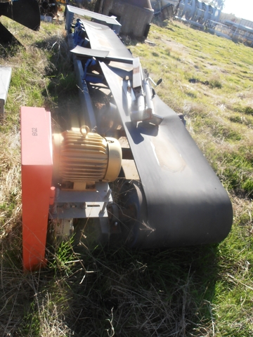 24" wide x 18' long, Belt Feeder, Carbon Steel, heavy duty rubber belt, 18" belt off ground, 3 HP, 1775 RPM - Image 6