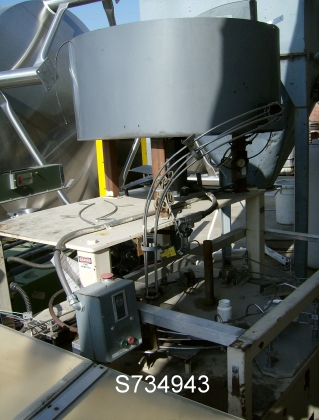 Omega Design, Rotary Bottle Feeder/Sorter, Carbon Steel, 36" x 16", 2"-1.75" chute w/8" section feeders, 1/8 - Image 2