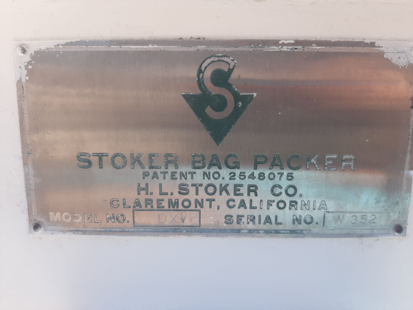 Stoker #DXVP, Filler/Packer, 23" x 14" x 12" deep agitated hopper, 3" diameter Screw discharge, 5 HP, 1800 - Image 8