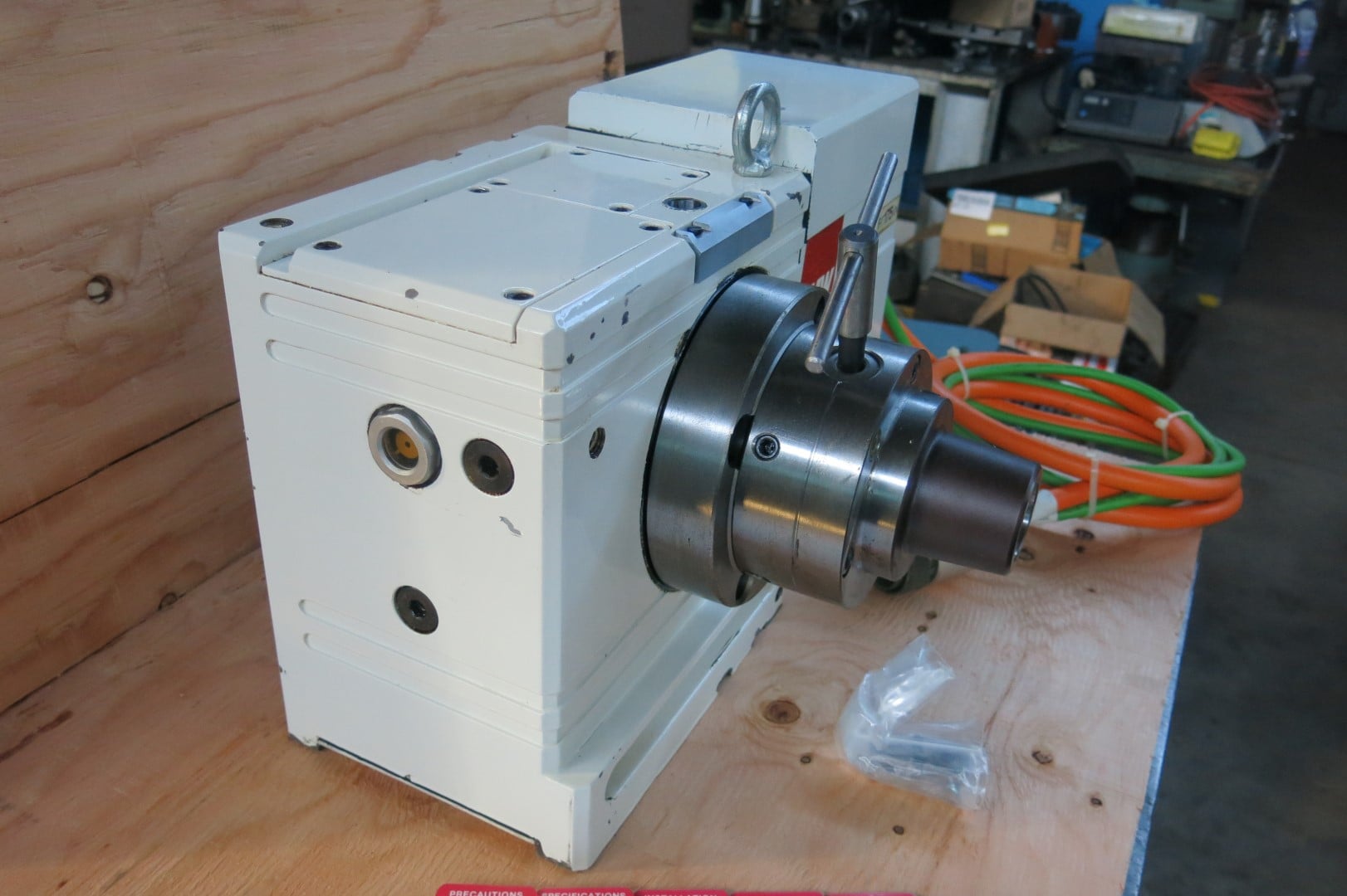 SMW #ACCU-ROCK-RT175VN, CNC 4th Axis, A-6 spindle taper, 1.26" through hole - Image 1