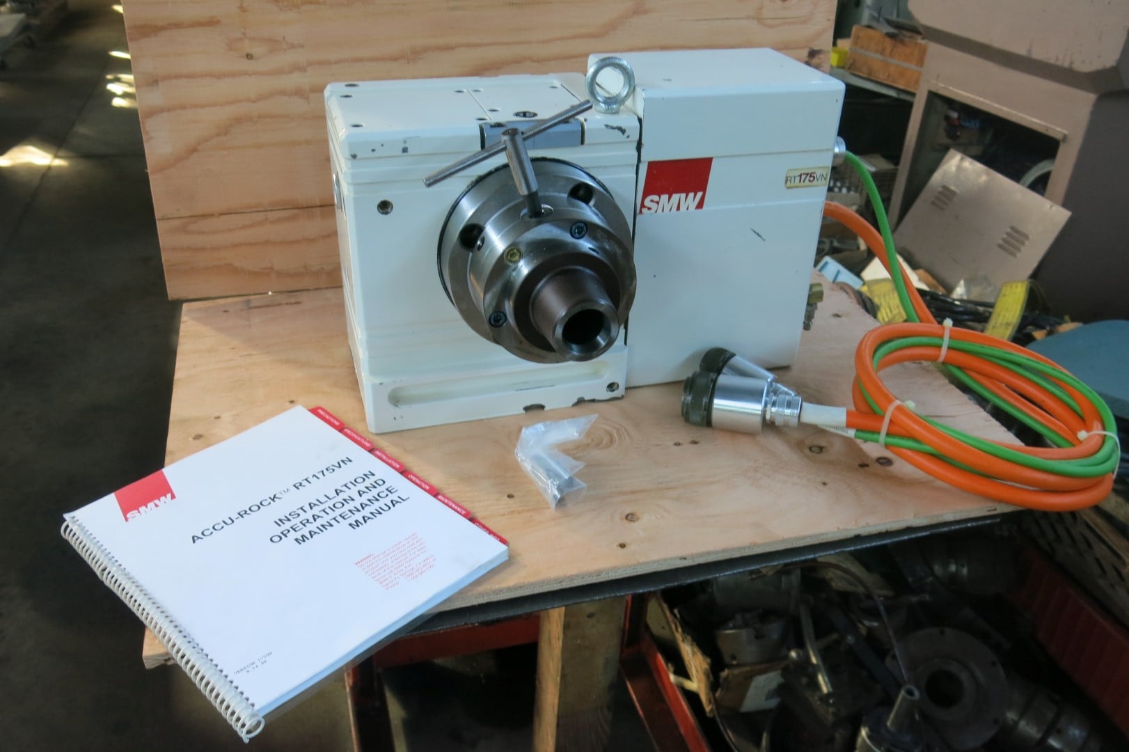 SMW #ACCU-ROCK-RT175VN, CNC 4th Axis, A-6 spindle taper, 1.26" through hole - Image 2