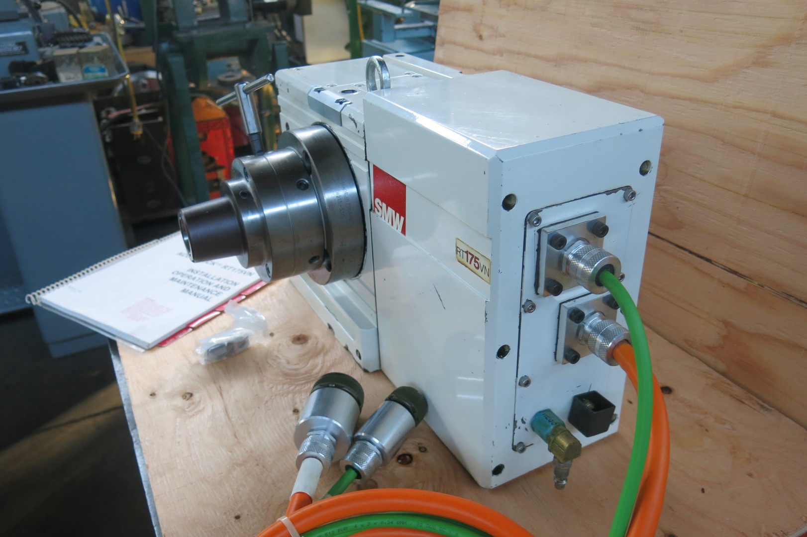 SMW #ACCU-ROCK-RT175VN, CNC 4th Axis, A-6 spindle taper, 1.26" through hole - Image 4