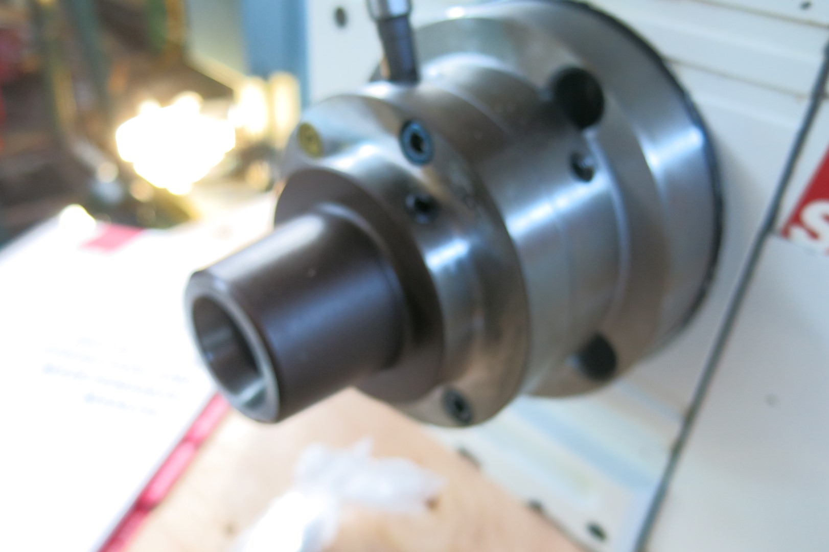 SMW #ACCU-ROCK-RT175VN, CNC 4th Axis, A-6 spindle taper, 1.26" through hole - Image 8