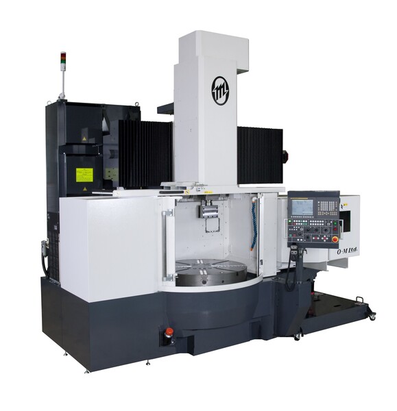 39.3" O-M #RT-915, CNC vertical turret lathe, 43.31" sw, 36.02" chk, 3-jaw, Fanuc 0i-TF Plus, chip conveyor - Image 1