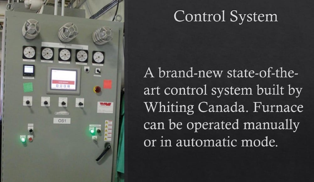 1 Ton, Electric Arc Specialties Furnace, tilting, 1000 KVA, 13800-215 V., complete turnkey system - MAKE AN - Image 3