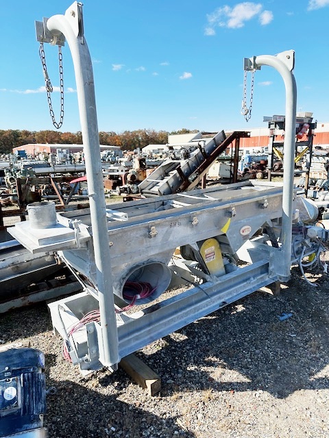 Witte, 20" x 12' Stainless Steel claissifer w/fluid bed drying section, includes gas fired heater - Image 1