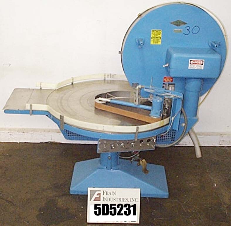 Thomas Engineering Engineering #150U, combination 48" OD disc unscrambler & inverted air cleaner, up to 160 - Image 1