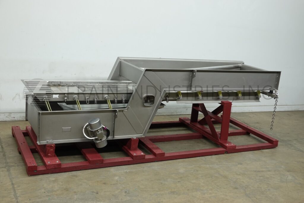 36" wide x 16' long, Commercial Mfg Commercial Manufacturing, vibratory, separation, sizing & feed conveyor - Image 1